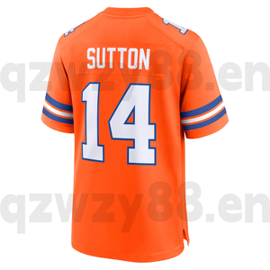 Denver Orange Mile Cao Bộ Sưu Tập 7 John Elway Bán Buôn Khâu Broncos Bóng Đá Jersey Áo Sơ Mi 33 J.Williams 55 <span class=keywords><strong>C</strong></span>.Barton - Product Image 6