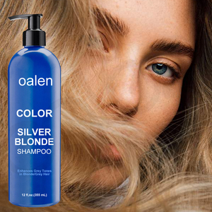 Champú Oalen Anti-Amarillo <span class=keywords><strong>para</strong></span> Cabello Rubio, Plateado, Gris, Corrector de Color, Champú Tónico - Product Image 1