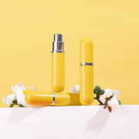 Petit flacon rond vide de 5ml, mini testeur d'échantillon rechargeable portable, vaporisateur de parfum