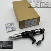 Nouvel injecteur de carburant ME306476 295050-0260 295050-0261 295050-0269 SH0113H50 pour Mitsubishi Fuso 6M60 Mazda CX5 2.2d Moteur J53C