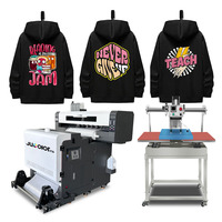 Imprimante DTF Jucolor 60 cm, neuve, pour l'impression de t-shirts avec encre pigmentée et système de secouage de poudre pour vêtements