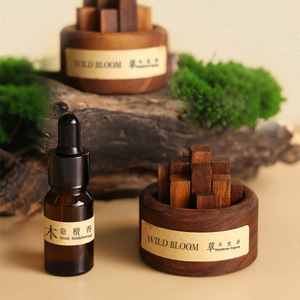Wild Bloom Sandalwood Aromatherapy Diffuser Wood Blocks Long Lasting Fragrance Bathroom Deodorizer - Product Image 3