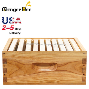 ชุดกล่องเลี้ยงผึ้งแบบใหม่ Menger Bee Beekeeping Beehive Drood Super Mini Box Set กล่องเลี้ยงลูกผึ้งเคลือบแว็กซ์มาตรฐาน 10 เฟรม รับประกัน 2 ปี สำหรับฟาร์มผึ้ง - Product Image 6