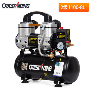 เครื่องอัดอากาศคุณภาพเยี่ยม รุ่น 220V 980 แบบไร้น้ำมัน ชนิดลูกสูบ สำหรับงานไม้และซ่อมรถยนต์ - Product Image 3
