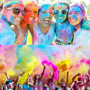 100 gam/túi Holi màu bột bên mới lạ lễ hội cầu vồng bột ngô đầy màu sắc gags Trò Đùa thực tế tiện ích vui Np9147 - Product Image 2