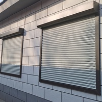 Volets roulants intelligents en aluminium européens modernes avec télécommande pour villa, volets de fenêtre