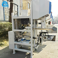 Machine de remplissage et d'emballage pour poudres de 10-25 kg (mortier sec, adhésif pour carrelage céramique, coulis, revêtement mural) et pour engrenages à usage industriel (boissons, produits chimiques)