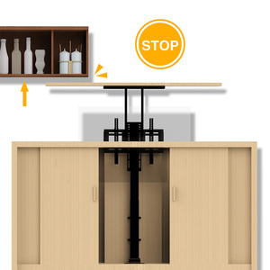 Soporte de Tv ajustable, alta calidad, bajo la cama, elevador, motorizado, eléctrico, para sala de estar, diseño de menos de 70 - Product Image 3