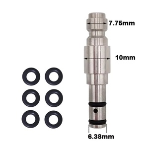 Zimakyfa FP4-Q-<b>S</b> Stainless Steel Fitting with 8mm Fill Nipple or 1/8BSPP Thread for High Pressure Air Charging - Product Image 2