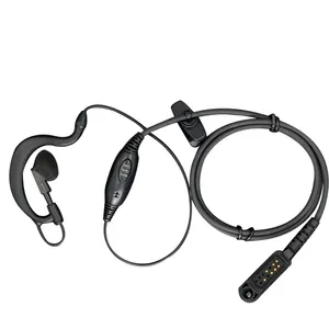Earhook Headphone big PTT for Hytera HYT PD700 PD700G PD702G PD705G PD752 PD780 PD782 PD785 PD785G PT580H etc walkie talkie