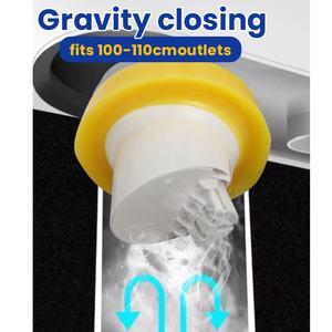 Horing RHF601 2025 Kit d'étanchéité pour toilettes <span class=keywords><strong>anti</strong></span>-éclaboussures avec couvercle en plastique, joint en cire de qualité supérieure, usage domestique, design moderne, garantie 5 ans - Product Image 5