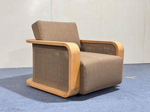 Set <span class=keywords><strong>Sofa</strong></span> taman luar ruangan Modern dengan kayu jati & UV, meja kopi 3 dudukan rotan PE tahan-uv tahan lama untuk penggunaan Hotel vila & Apartemen - Product Image 5