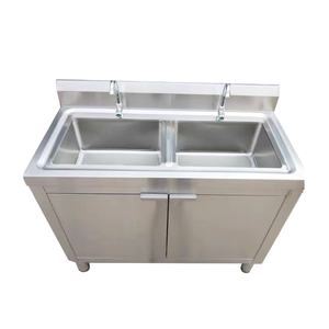 Évier de cuisine en acier inoxydable VICTORY KITCHEN, finition polie, résistance à la corrosion, pour hôpitaux, restauration, restaurants - Product Image 3