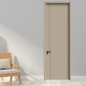 Porte intérieure d'hôtel haut de gamme personnalisable en cristal de carbone solide insonorisé pour chambres à coucher Extérieur en fibre de verre sans peinture - Product Image 5