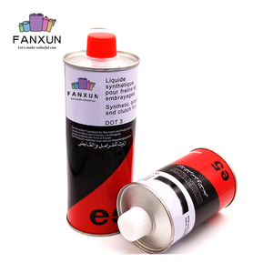 Nhà Sản Xuất Của 1 Lít In Dầu Phanh Có Thể Rỗng Dot 3 Container Cho Chất Lỏng Phanh Sơn Hóa Chất Biểu Tượng Tùy Chỉnh In Ấn - Product Image 1