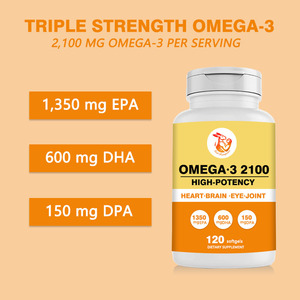 Suplemento Alimenticio Omega 3 en Cápsulas Blandas para un Corazón Saludable, Mejora el Sistema Inmunitario, 2100mg Omega 3 para un Cerebro y Corazón Saludables - Product Image 5