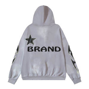 Sweat-shirt à capuche pour homme de style streetwear décontracté, imprimé hip-hop, 100% coton, marque HellStarring - Product Image 1