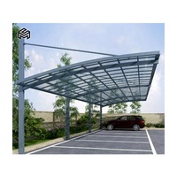 Pare-soleil Double Voiture Cantilever Ombre Carports Pour Parking Pour Villa