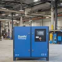 Offres Spéciales fabricant 7.5KW 15KW 22KW 75KW 8Bar 10bar compresseur d'air rotatif industriel silencieux sans huile électrique à vis