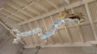 Riesige Goldene Chinesische Drachenform Höhenverstellbare Anpassbare LED-Pendelleuchte Kristallschirm 5-Jahres-Garantie Hohe Helligkeit