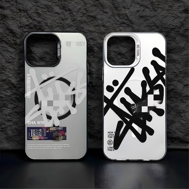 For Magnetic Animal Electroplated Phone Case for for 15 Pro Max 16 High-End Feel Creative Trendy Personalized