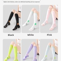 Chaussettes de compression en coton sans couture pour femmes - Fournisseur ODM - Chaussettes longues pour mollets pour usage sportif professionnel