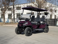 Voiture de golf électrique de qualité supérieure, batterie lithium 72V, 3-4 places, version route, suspension indépendante, sièges de luxe, nouvelle version Pro