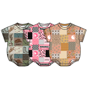 Tutina Bubble all'Ingrosso, Abbigliamento in Bambù per Neonati e Bambini, Pigiama a Maniche Corte per Bambini Piccoli - Product Image 1