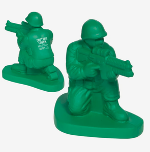 Balles anti-stress personnalisées en forme de soldat militaire, jouet à presser avec logo imprimé, cadeau en gros - Product Image 1
