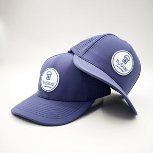 หมวกแก๊ปเบสบอลทรงสปอร์ตกันน้ำ 6 แผง ระบายอากาศได้ดี ผลิตจากโพลีเอสเตอร์ 100% แบบ Snapback พร้อมเลเซอร์พิมพ์ลาย สำหรับกอล์ฟ - Product Image 1