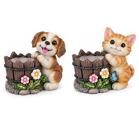 Jardinières pour chiens et chats BSCI Factory Garden, pots de fleurs pour jardin, décoration extérieure