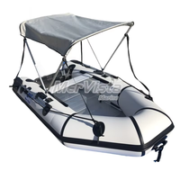 Bateau de pêche gonflable PVC Pedal Patrol 300 personnalisé avec logo d'usine, en aluminium durable