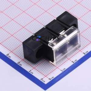 KF48CM-9.5-2P Barrier Terminal Block Through hole Component (THT),P=9.5mm Connector With Cover Plate 9.5mm 1x2P Straight Pin - Product Image 1