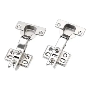 High quality hardware kitchen cabinets hinge 261 cold rolled steel large curved soft close adjustable hinges