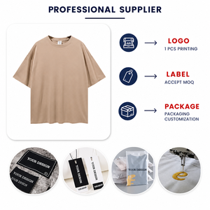 MAKITAPE T-Shirt Oversize Personalizzata con LOGO, 100% Cotone 230GSM, Stile Streetwear, Etichetta Privata OEM - Product Image 5