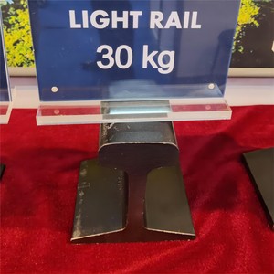 Hot bán 22kg 24kg 30kg Kích thước q235b 55q bs50o bs60a JIS 30A loại ánh sáng Đường Sắt bộ phận accessorles thép đường sắt theo dõi - Product Image 2