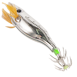 Señuelo <span class=keywords><strong>de</strong></span> <span class=keywords><strong>pesca</strong></span> luminoso para <span class=keywords><strong>calamar</strong></span> <span class=keywords><strong>de</strong></span> agua salada Big Eyes, señuelo para pulpo y sepias, anzuelo <span class=keywords><strong>de</strong></span> doble corona, acabado cromado, Egi que brilla <span class=keywords><strong>en</strong></span> la oscuridad - Product Image 3