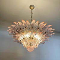 Décoration de plafond sur mesure lustre en verre de Murano français pour salon de luxe salle à manger escaliers chambres haut de gamme haut de gamme plafonnier