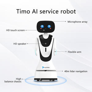 Nouveau Timo Intelligent Service <span class=keywords><strong>Robot</strong></span> Mall Restaurant Hôtel Multi-fonctionnel AI Assistant Service À La Clientèle Scène Interaction IP67 - Product Image 6