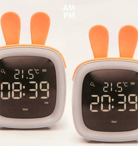 Hài hước đa chức năng đồng hồ báo thức điều khiển cảm ứng và snoozing đồng hồ ánh sáng ban đêm cho trẻ em - Product Image 3