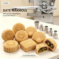 Machine à encruster les maamoul, remplissage précis, façonnage personnalisé, machine de boulangerie commerciale pour la fabrication de sucreries orientales