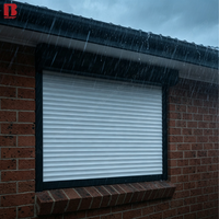 Volets roulants anti-ouragan Bolang en aluminium, télécommandés, électriques, isolés, insonorisants, robustes pour maison