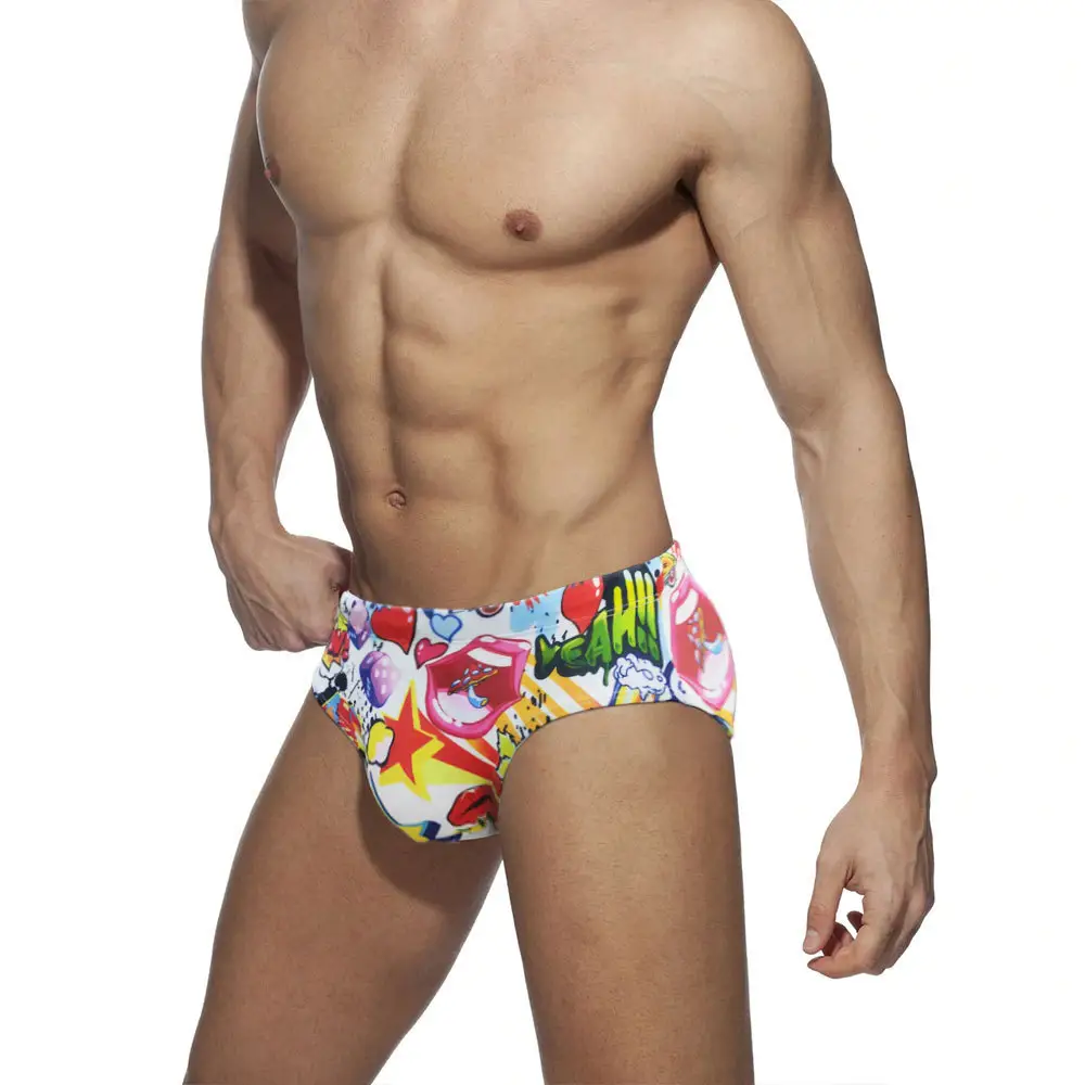 Plus Swimsuit Printing Brief Bikini Men Designer Swim Trunks Men Bathing Suit Swimwear Cup Swim Trunk