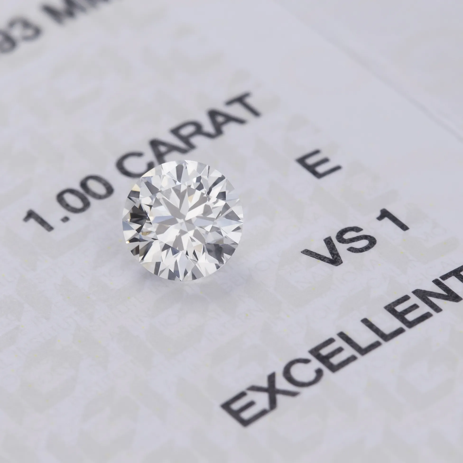 Алмазный синтетический алмаз HPHT ромбовидной формы 1ct E VS1 3