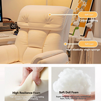 Chaise de bureau de direction en cuir de luxe avec design contemporain, dossier haut ergonomique, fonction pivotante réglable en hauteur, repose-pieds