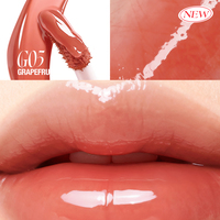 O.TWO.O Gloss à lèvres végétalien hydratant, non collant, anti-transfert, créant une perfection lisse et brillante