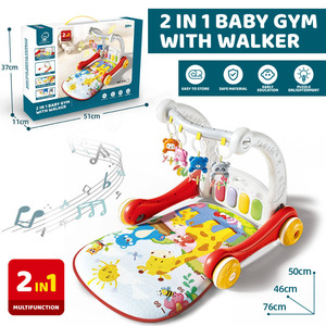 BGL 2-in-1 Pedal <strong>Piano</strong> Baby Walker Toy Soft Plastic Activity Gym with Light and <strong>Music</strong> for Play <strong>Mat</strong> - Product Image 6