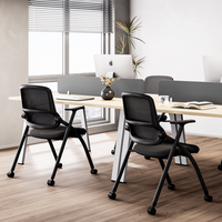 Chaise d'apprentissage et de formation moderne pliable en maille PVC