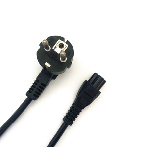 6ft European Standard 3 Prong Eu <strong>Plug</strong> to IEC C5 Laptop 3G*0.75mm2 power cable 16A 250V - Product Image 1