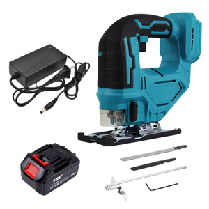 Sierra de calar eléctrica portátil de litio de 21 V, recargable, inalámbrica, multifuncional, herramienta de corte curvo para madera DIY - Product Image 1